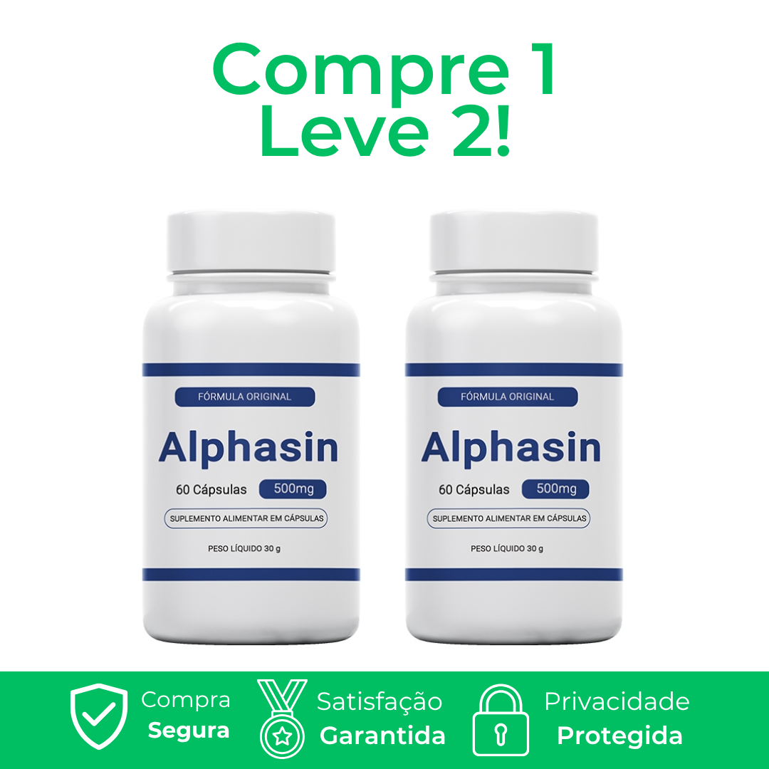 Alphasin - Auxílio no Alívio das Dores da Próstata