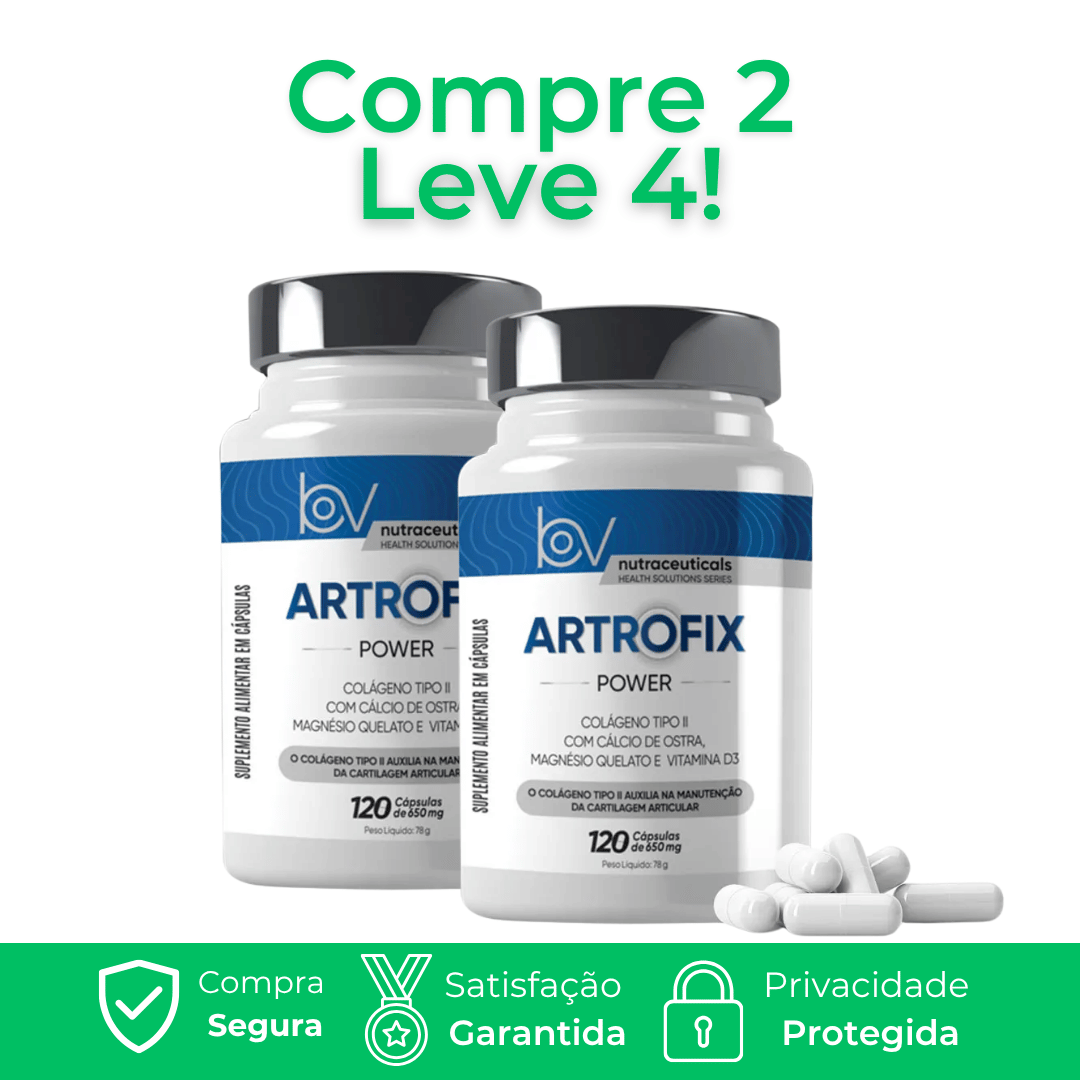 Artrofix Power - Para Dores Articulares e Mobilidade + Pomada Brinde