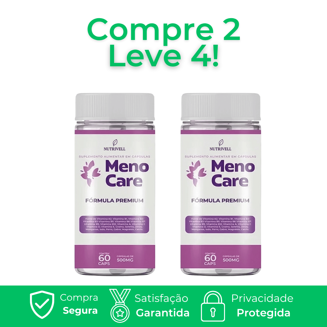 Meno Care - Auxilio no Bem-Estar na Menopausa