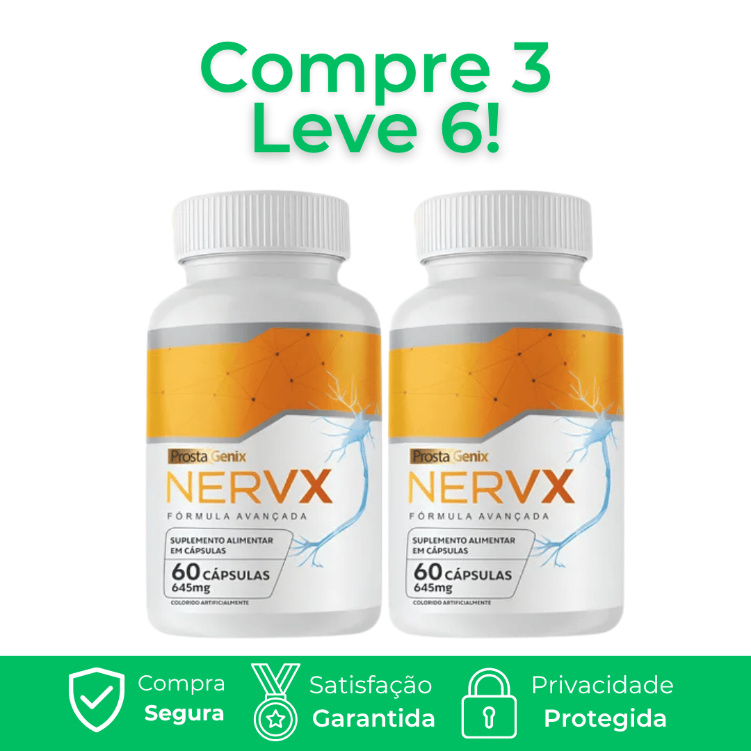 Nervx - Apoio ao Sistema Nervoso e Sensação de Bem-Estar e Conforto