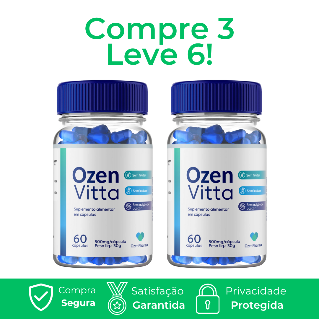 OzenVitta - Queima de Gordura e Diminuição da Fome