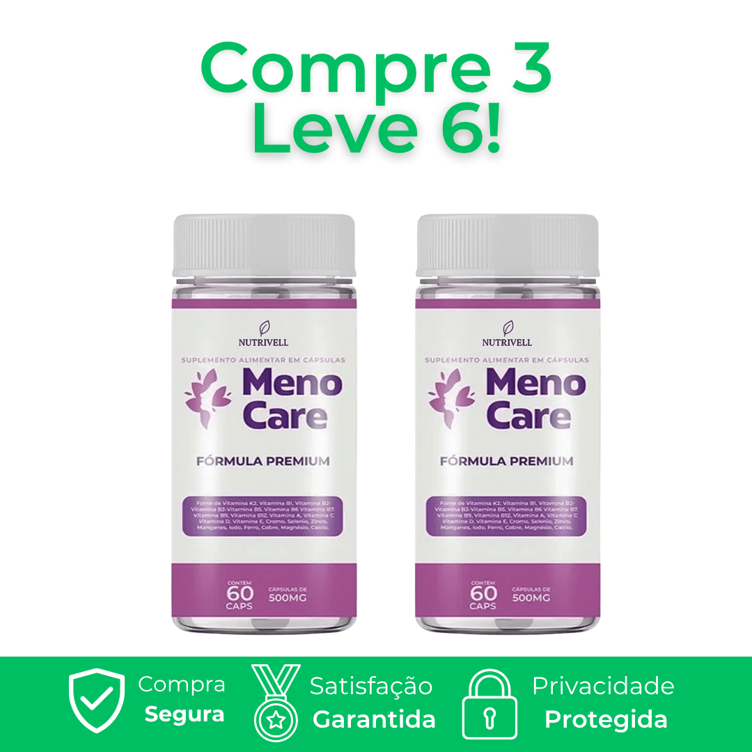 Meno Care - Auxilio no Bem-Estar na Menopausa