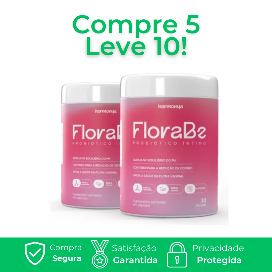 FloraBe 30 Cápsulas - Produto Natural + Frete Grátis