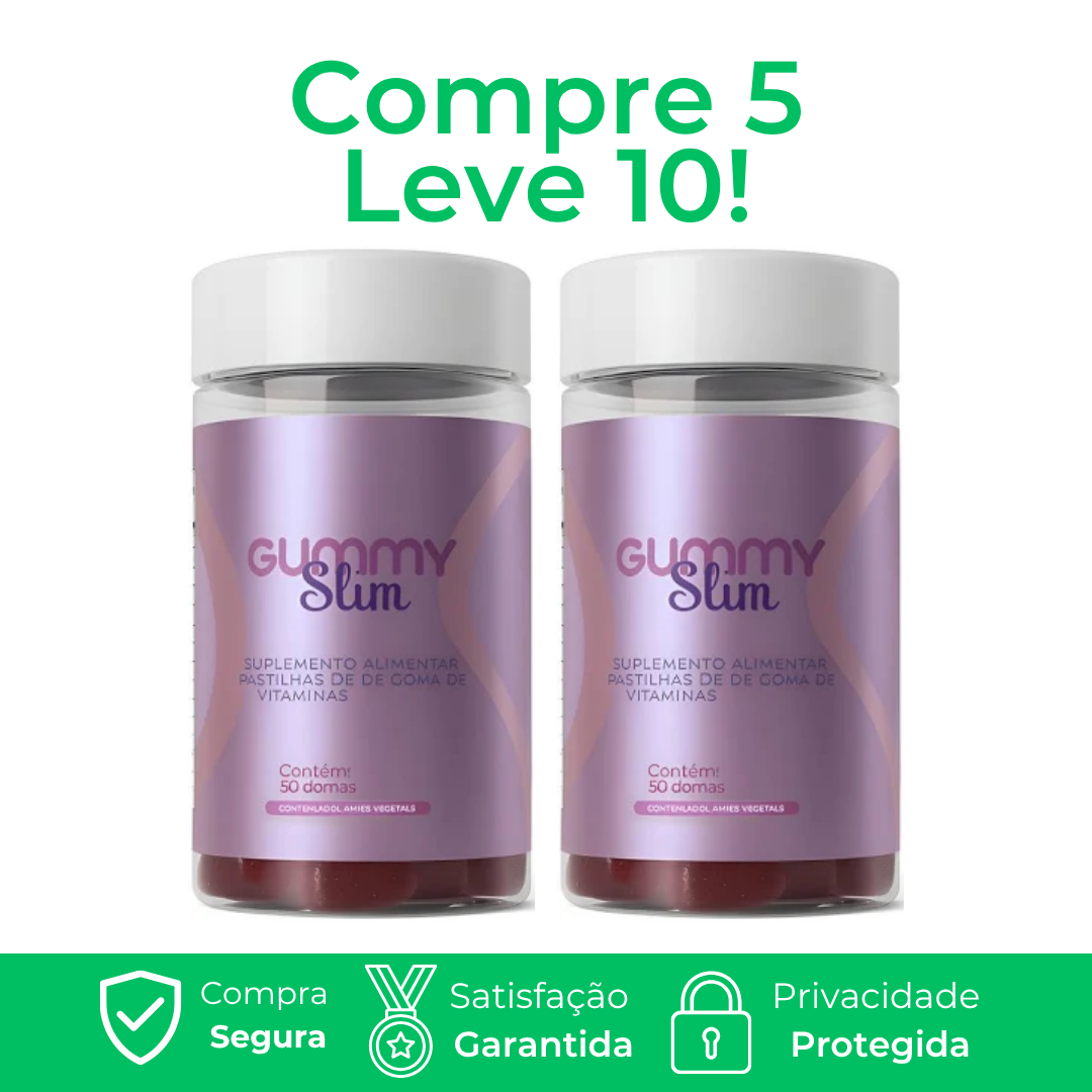 Gummy Slim - Queima de Gordura Frutas Vermelhas