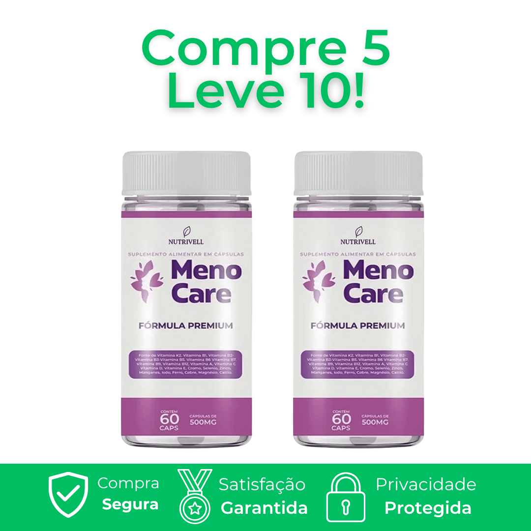 Meno Care - Auxilio no Bem-Estar na Menopausa