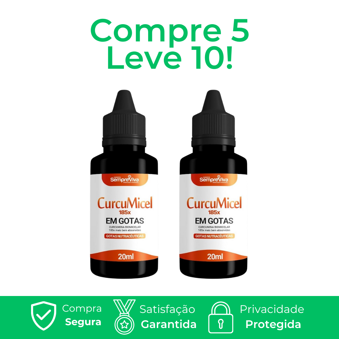 Curcumicel 185x - A Revolução da Cúrcuma Líquida Anti-Inflamatória