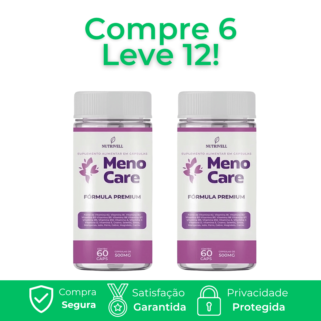 Meno Care - Auxilio no Bem-Estar na Menopausa