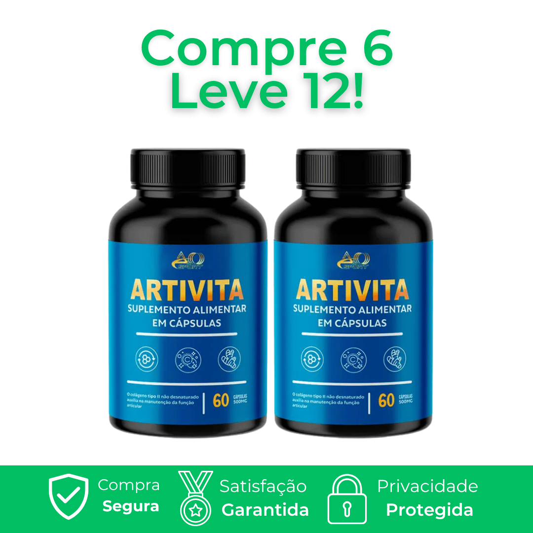 Artivita Colágeno Tipo II - Alívio Para as Dores nas Articulações