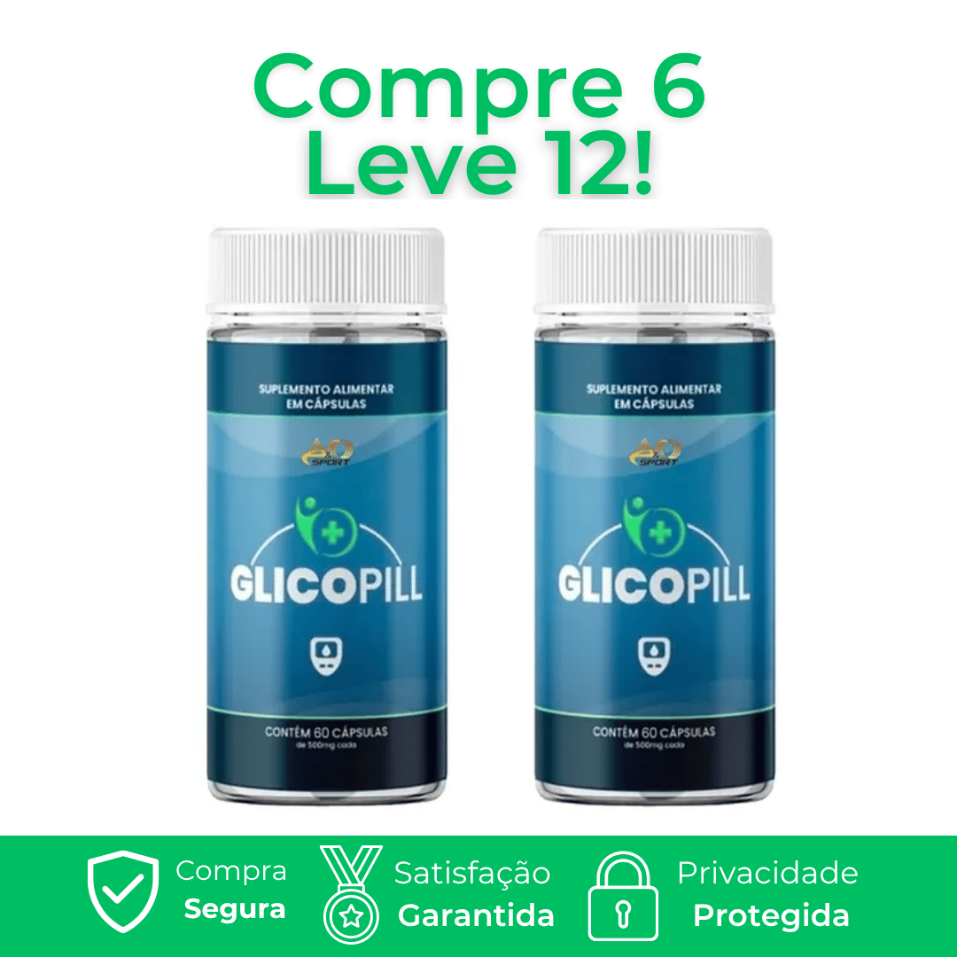 Glicopill - Suplemento Para Suporte Glicêmico - Fórmula Importada