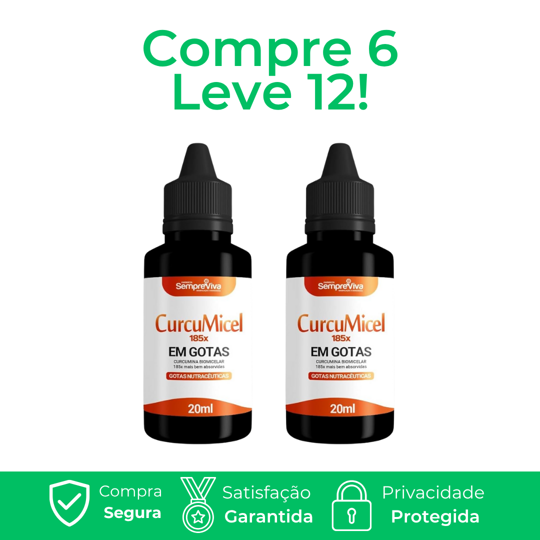 Curcumicel 185x - A Revolução da Cúrcuma Líquida Anti-Inflamatória