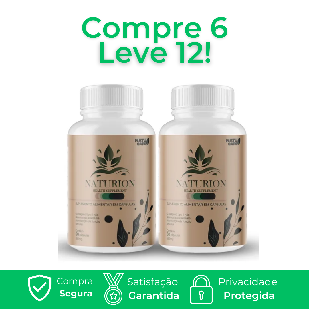 Naturion – Suplemento Natural em Cápsulas Para Dores Articulares e Mobilidade