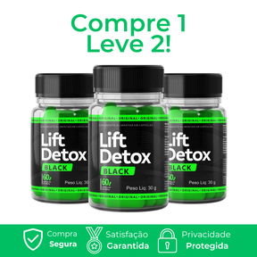 Lift Detox Black - Emagrecimento Natural
