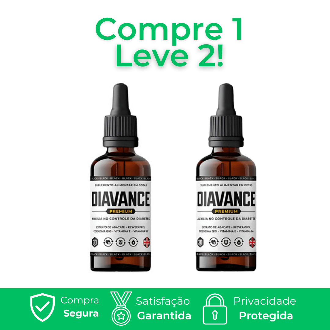 Diavance - Apoio Natural para Auxiliar no Controle da Glicose