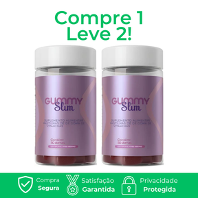 Gummy Slim - Queima de Gordura Frutas Vermelhas