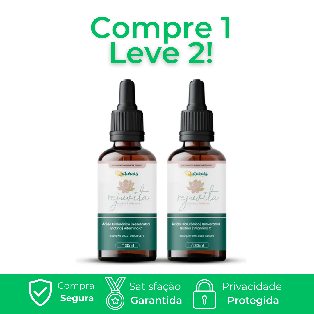 Rejuvita 30ml - Produto Natural + Frete Grátis
