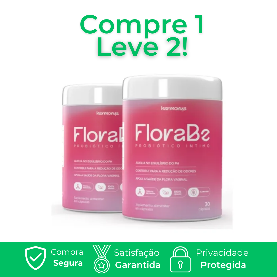 FloraBe 30 Cápsulas - Produto Natural + Frete Grátis