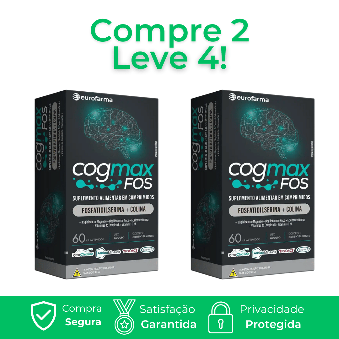 Cogmax Fos - Suplemento Alimentar Cognitivo