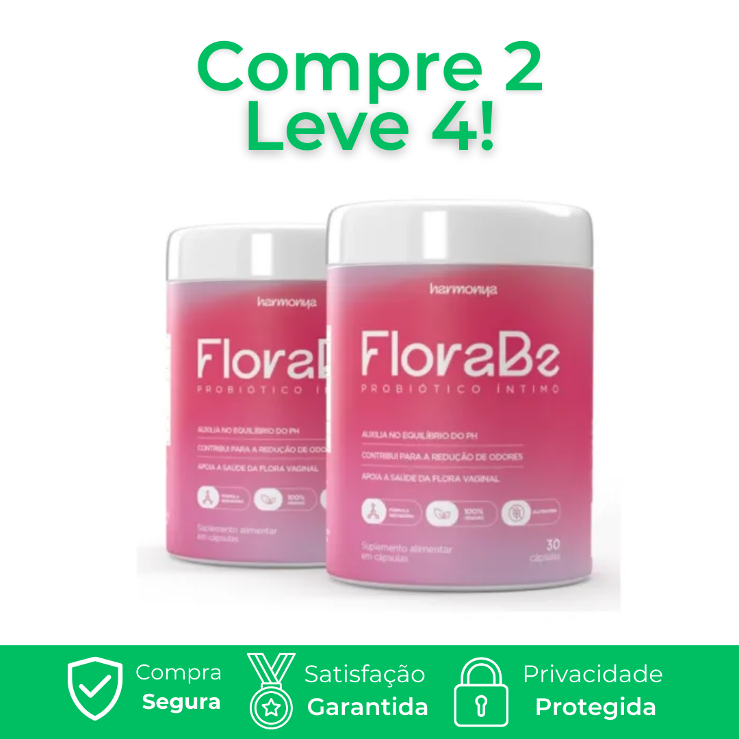 FloraBe 30 Cápsulas - Produto Natural + Frete Grátis