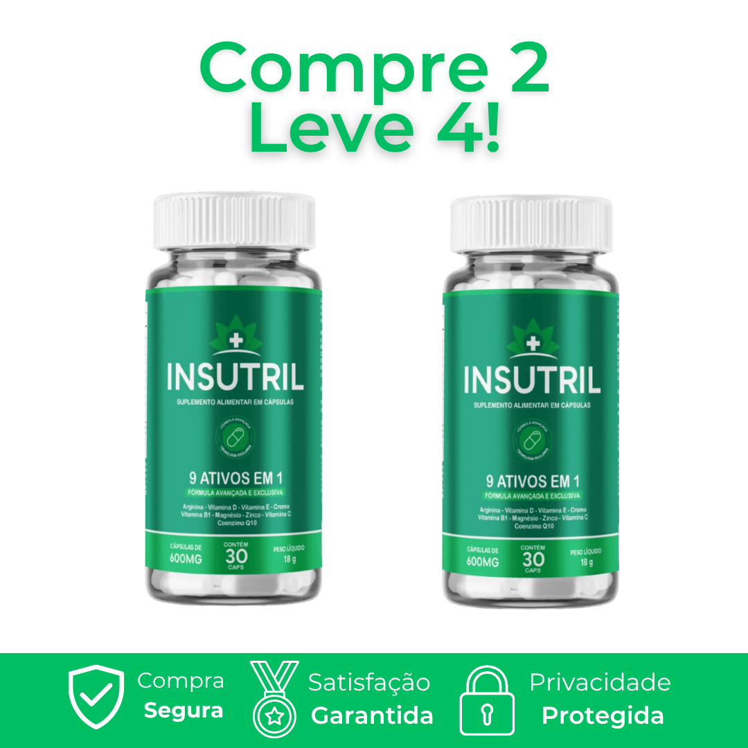 Insutril - Equilíbrio e Controle Natural da Glicemia