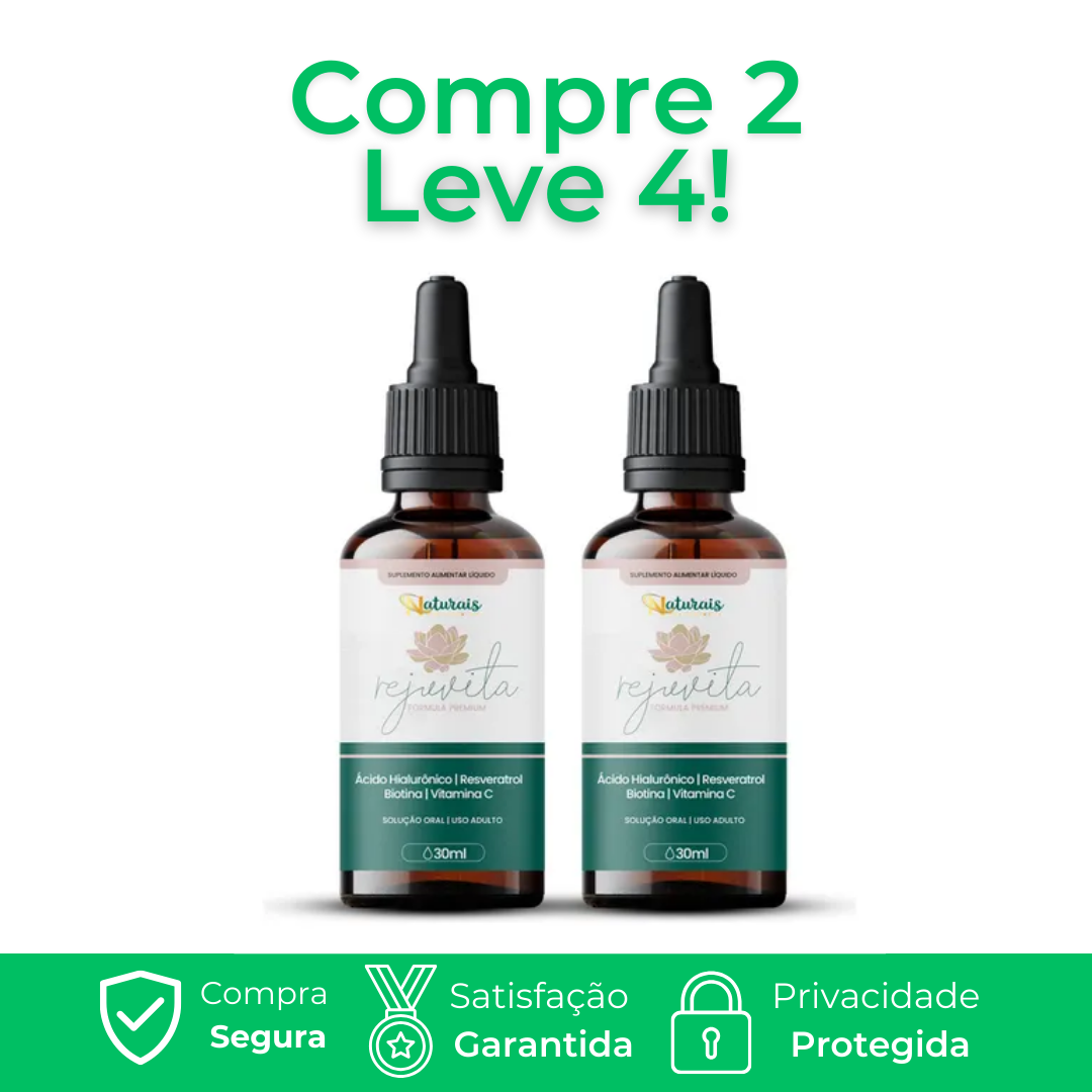 Rejuvita 30ml - Produto Natural + Frete Grátis