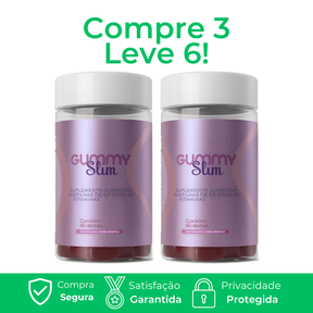 Gummy Slim - Queima de Gordura Frutas Vermelhas