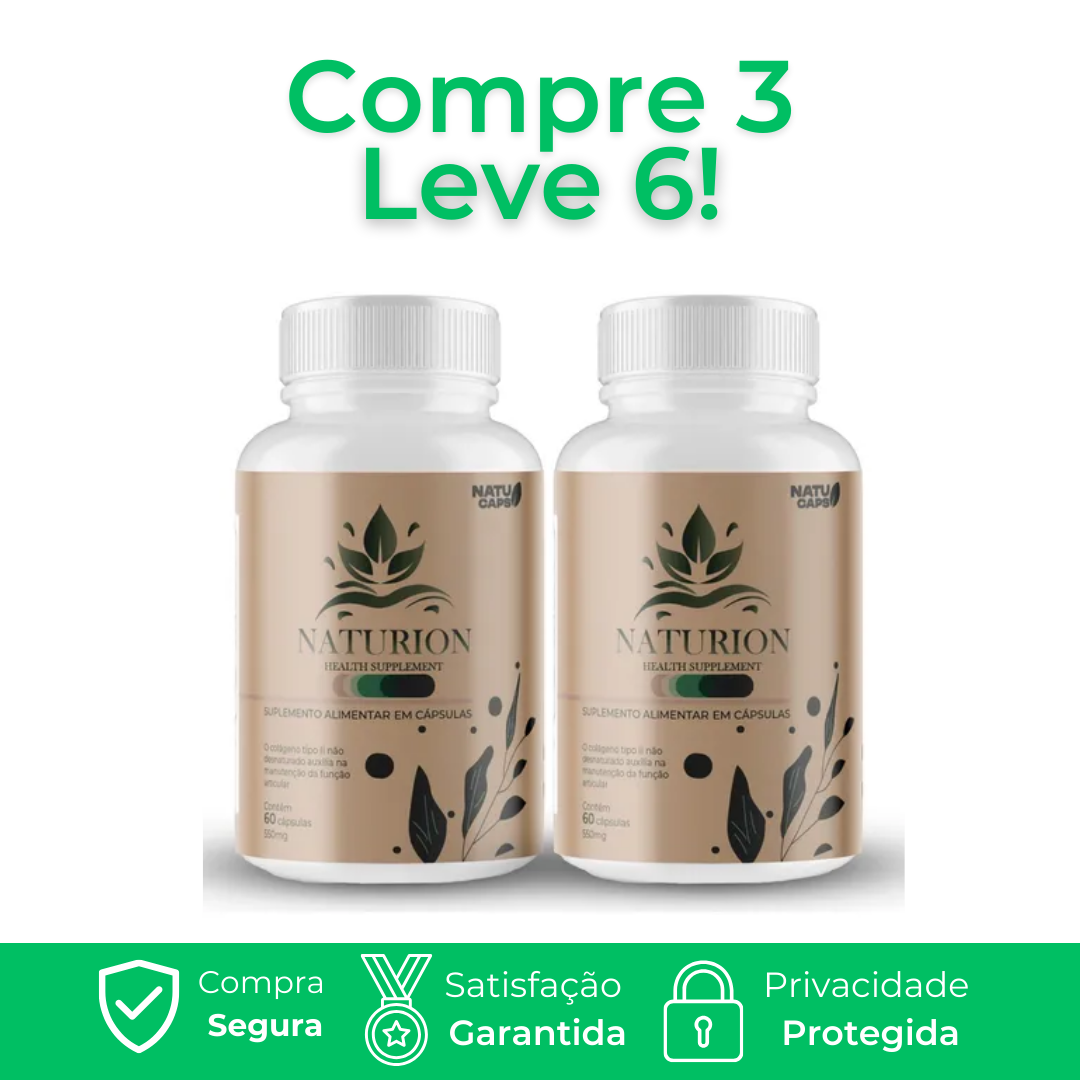 Naturion – Suplemento Natural em Cápsulas Para Dores Articulares e Mobilidade