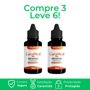 Curcumicel 185x - A Revolução da Cúrcuma Líquida Anti-Inflamatória