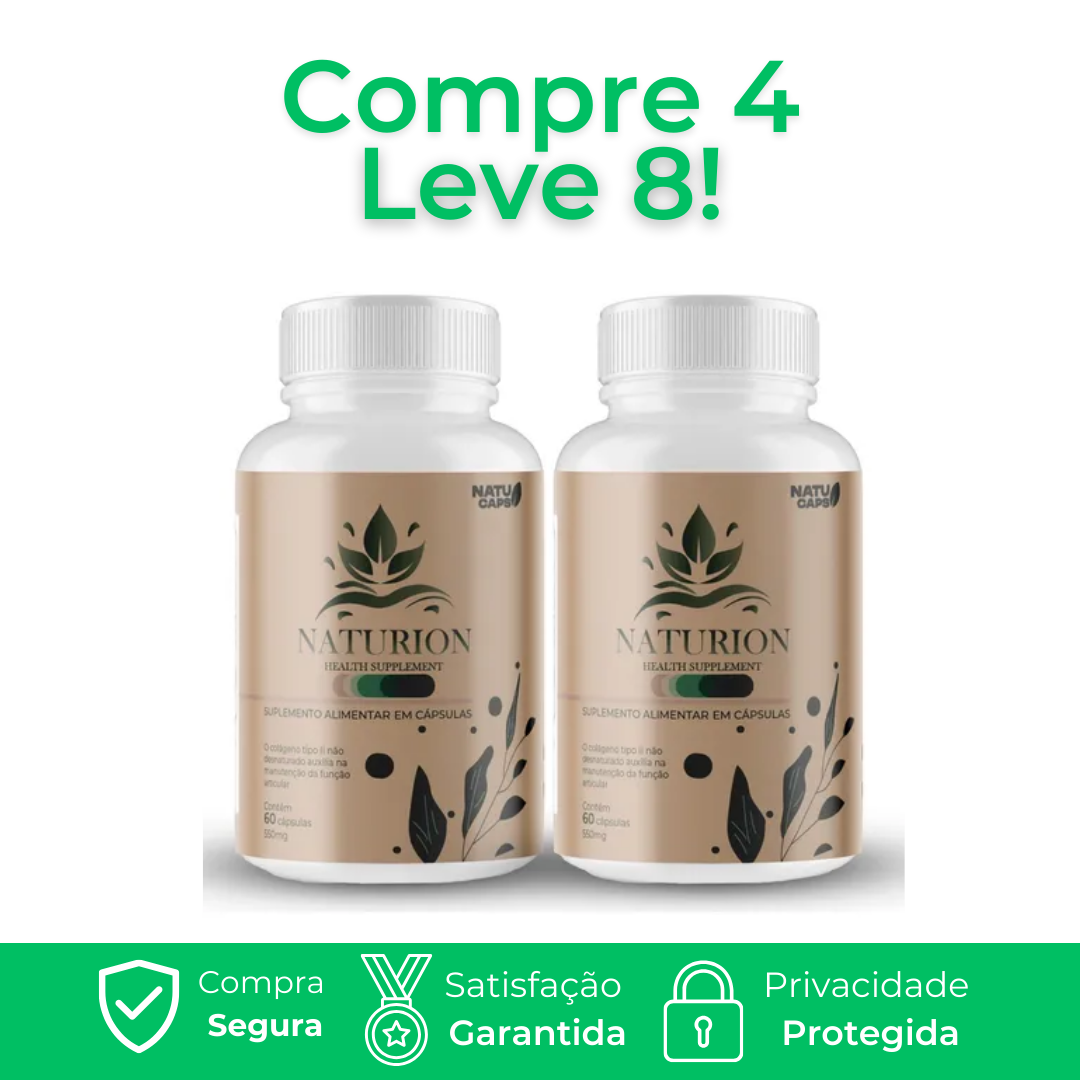 Naturion – Suplemento Natural em Cápsulas Para Dores Articulares e Mobilidade