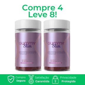 Gummy Slim - Queima de Gordura Frutas Vermelhas