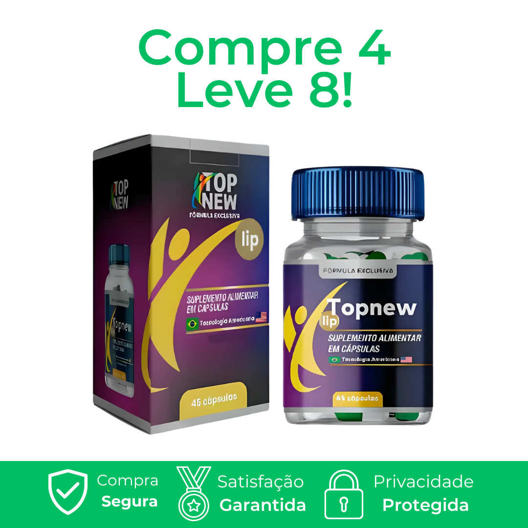 Topnew 45 Cápsulas - A Revolução do Emagrecimento Inteligente