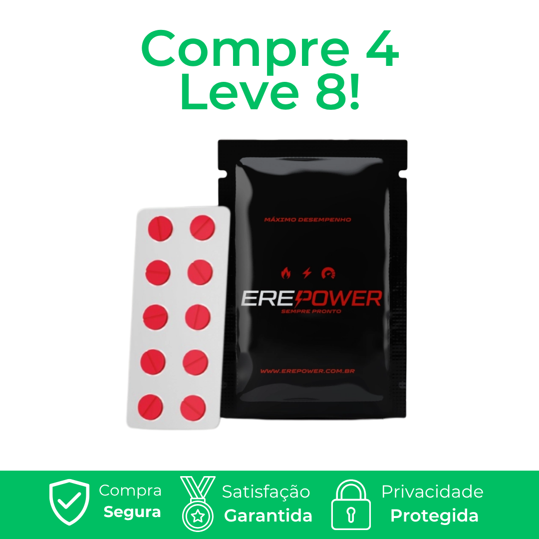ErePower 60 Cápsulas - A Revolução da Performance Masculina Completa