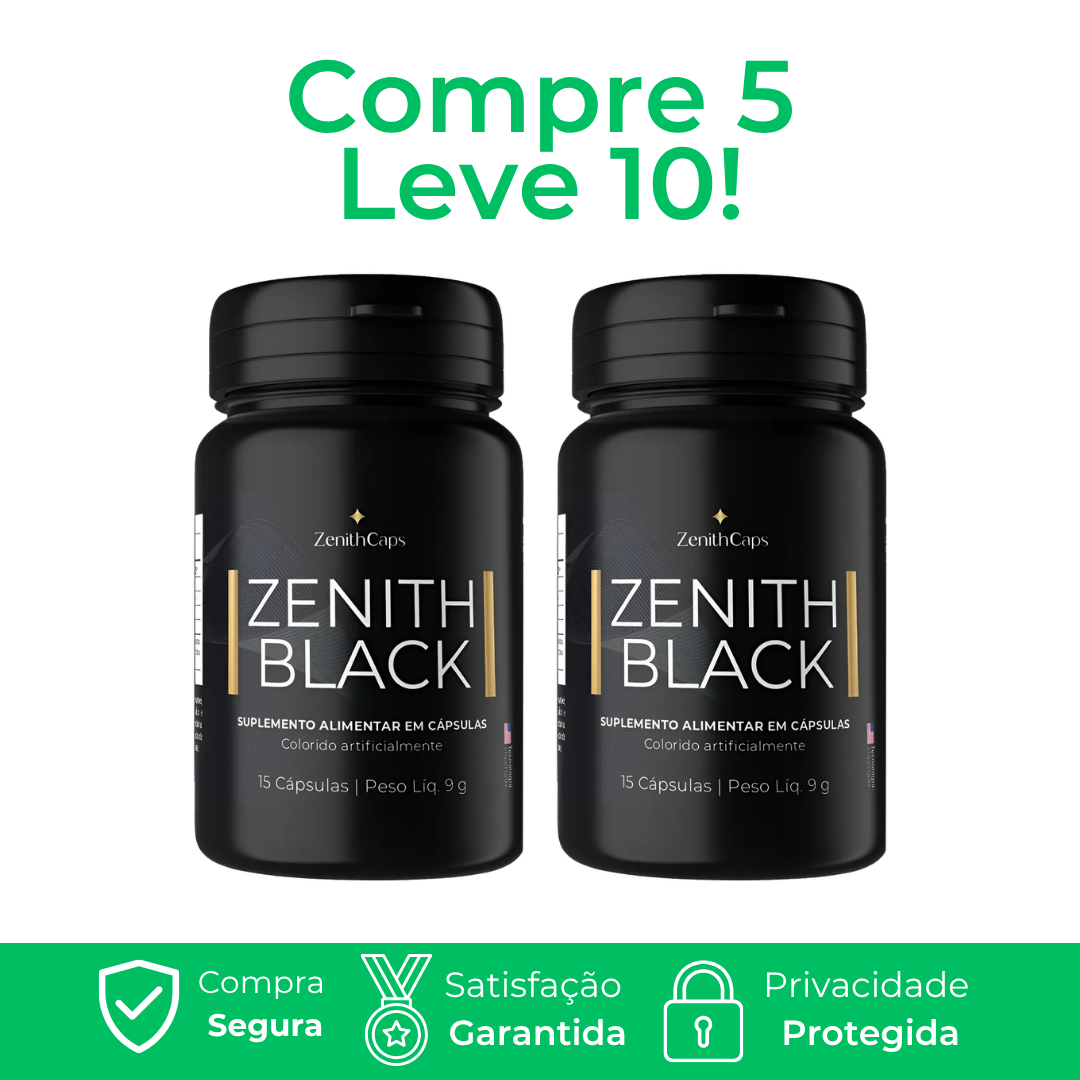 Zenith Black - Inibidor De Apetite