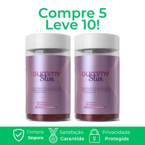Gummy Slim - Queima de Gordura Frutas Vermelhas