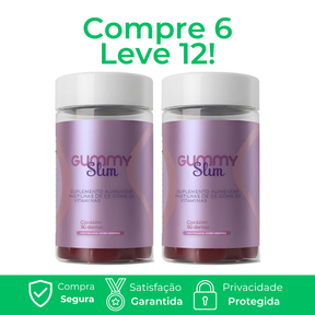 Gummy Slim - Queima de Gordura Frutas Vermelhas
