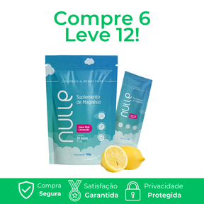 Nulle - Suplemento de Magnésio - Pacote 30 Doses, Sabor: Pink Lemonade
